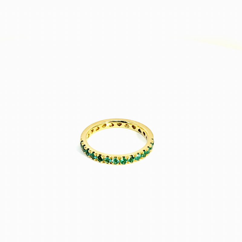  Anello in oro con smeraldi Namuri presso Castignoli - Orologeria e gioielleria a Monza